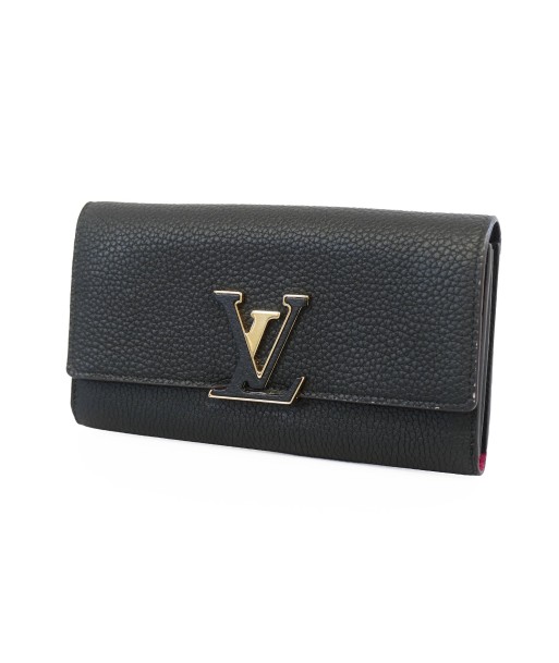 Auth Louis Vuitton Taurillon Portofeuil Capsine M61248 Womens Long Wallet 2024