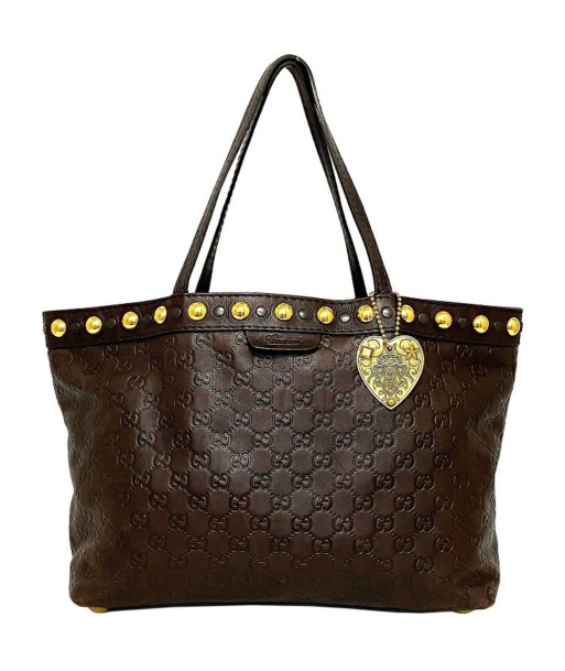 Gucci Ec-14243 Men,Women Leather Bag Brown,Gold 2024