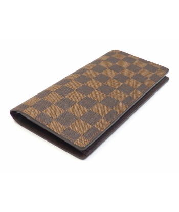 Louis Vuitton Bi-Fold Wallet Damier Portofeuil Brothers Mens N60017 Ebene Fin de série