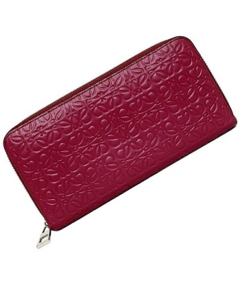 Loewe Repeat F-14278 Womens Leather Wallet PinkRaspberry soldes