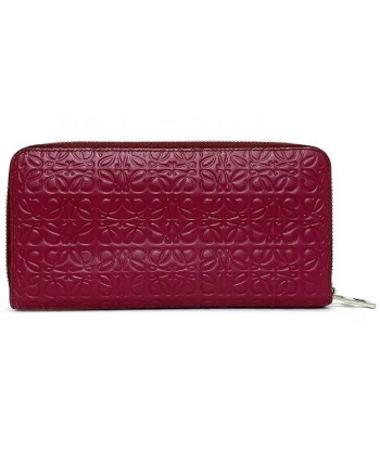 Loewe Repeat F-14278 Womens Leather Wallet PinkRaspberry soldes