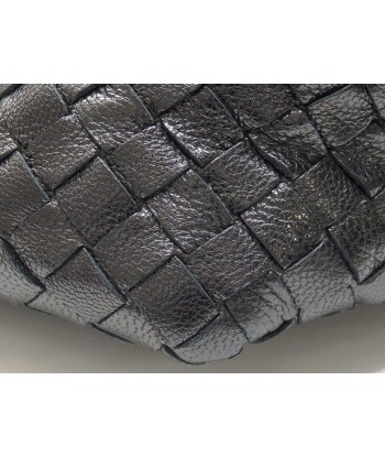 Bottega Veneta Boston Bag Intrecciato Black Brown Leather 209569 Hand Womens Mens Ki le des métaux précieux