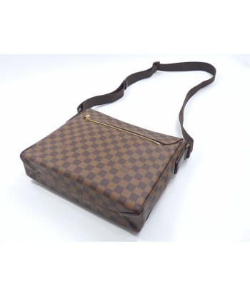 Louis Vuitton Shoulder Bag Damier District MM Mens N41212 Ebene en linge