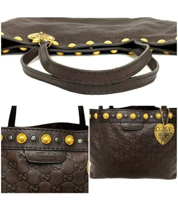 Gucci Ec-14243 Men,Women Leather Bag Brown,Gold 2024