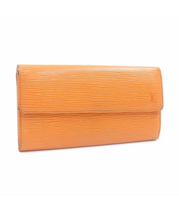 Louis Vuitton Bi-Fold Wallet Epi Pochette Porto Monek Lady Ladies M6357H Mandarin meilleur choix