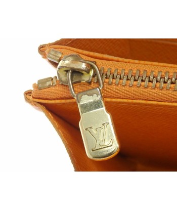 Louis Vuitton Bi-Fold Wallet Epi Pochette Porto Monek Lady Ladies M6357H Mandarin meilleur choix