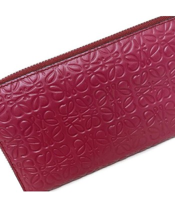 Loewe Repeat F-14278 Womens Leather Wallet PinkRaspberry soldes