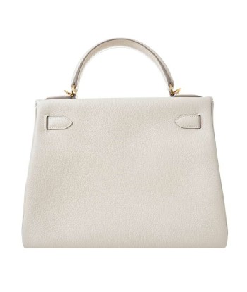 HERMES Hermes Togo Kelly 28 Handbag White de technologie