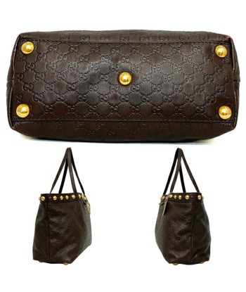 Gucci Ec-14243 Men,Women Leather Bag Brown,Gold 2024