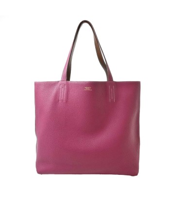 HERMES Hermes Taurillon Clemence Duble Sense 36 Reversible Tote Bag Purple / Brown la livraison gratuite