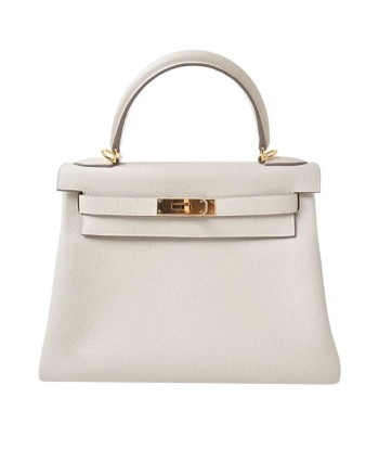 HERMES Hermes Togo Kelly 28 Handbag White de technologie