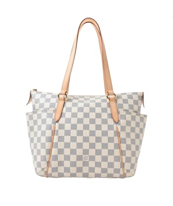 LOUIS VUITTON Louis Vuitton Azure Totally PM Tote Bag White PVC Leather Faites des économies