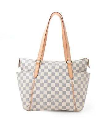 LOUIS VUITTON Louis Vuitton Azure Totally PM Tote Bag White PVC Leather Faites des économies