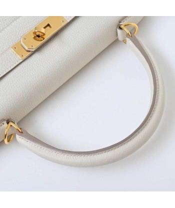 HERMES Hermes Togo Kelly 28 Handbag White de technologie