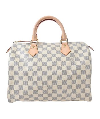 LOUIS VUITTON Louis Vuitton Azure Speedy 30 Handbag White PVC Leather du meilleur 