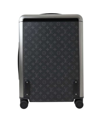 LOUIS VUITTON Louis Vuitton Eclipse Horizon 55 Carry Bag 4 Wheels Black PVC Leather soldes