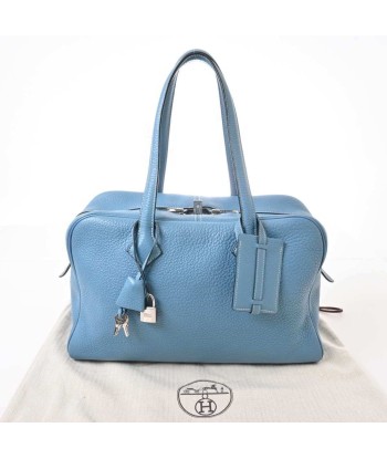 HERMES Hermes Taurillon Clemence Victoria 35 Boston Bag Shoulder Light Blue votre restaurant rapide dans 