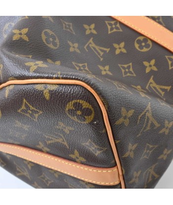 LOUIS VUITTON Monogram Keepall Bandolier 45 Boston Bag Brown PVC Leather En savoir plus