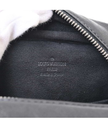 LOUIS VUITTON Louis Vuitton Diffel Peonia Shoulder Bag Black Leather la livraison gratuite