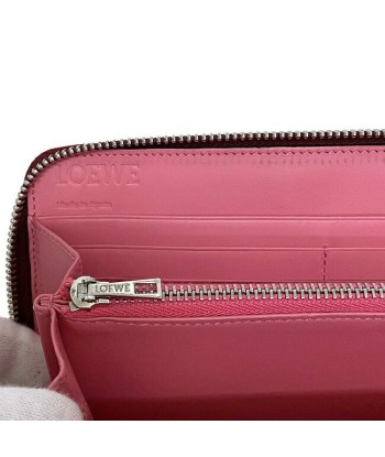 Loewe Repeat F-14278 Womens Leather Wallet PinkRaspberry soldes