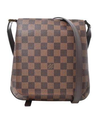 LOUIS VUITTON Louis Vuitton Damier Musette Salsa Shoulder Bag Brown PVC Leather pas cheres