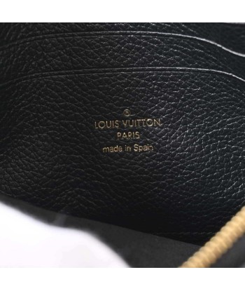 LOUIS VUITTON Louis Vuitton Amplant Bicolor Monogram Pochette Double Zip Shoulder Bag Black Leather Paris Déstockage Promo