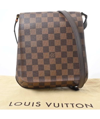 LOUIS VUITTON Louis Vuitton Damier Musette Salsa Shoulder Bag Brown PVC Leather pas cheres