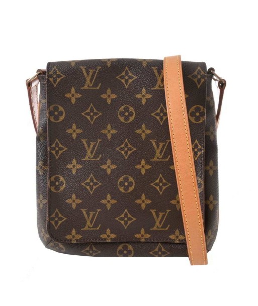 LOUIS VUITTON Monogram Musette Salsa Shoulder Bag Brown PVC Leather de pas cher