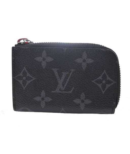 LOUIS VUITTON Louis Vuitton Eclipse Porto Monezur Coin Case Black PVC Leather Venez découvrir notre 