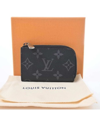 LOUIS VUITTON Louis Vuitton Eclipse Porto Monezur Coin Case Black PVC Leather Venez découvrir notre 