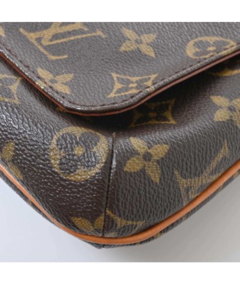 LOUIS VUITTON Monogram Musette Salsa Shoulder Bag Brown PVC Leather de pas cher