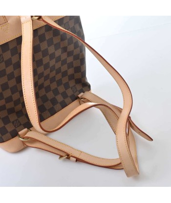 LOUIS VUITTON Louis Vuitton Damier Arlequin Rucksack 100th Anniversary Model Brown PVC Leather de la marque