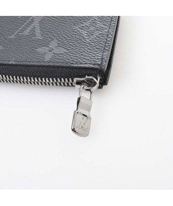 LOUIS VUITTON Louis Vuitton Eclipse Porto Monezur Coin Case Black PVC Leather Venez découvrir notre 