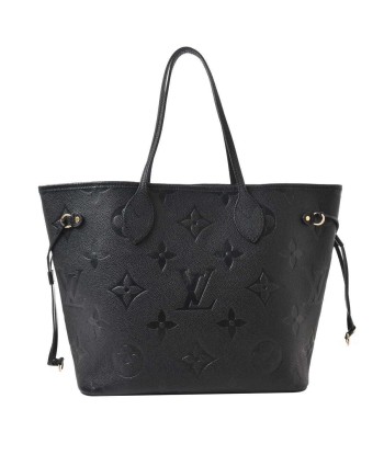 LOUIS VUITTON Amplant Neverfull MM Tote Bag Black Leather de France