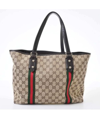 Gucci GG canvas sherry tote bag beige solde