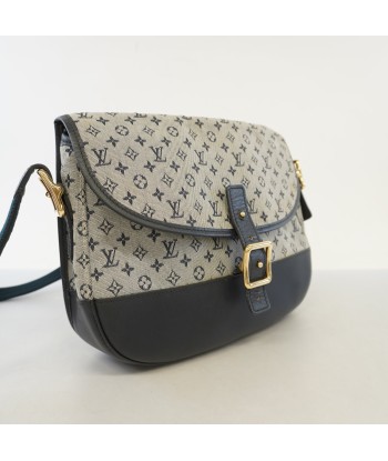 Auth Louis Vuitton Monogram Mini Belanger M92672 Womens Shoulder Bag Blue Livraison rapide