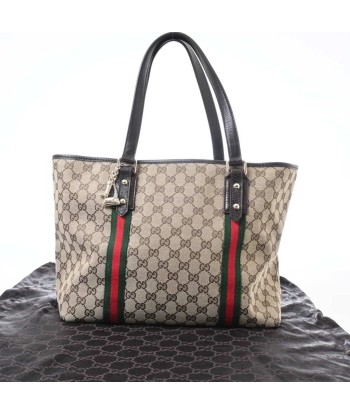 Gucci GG canvas sherry tote bag beige solde