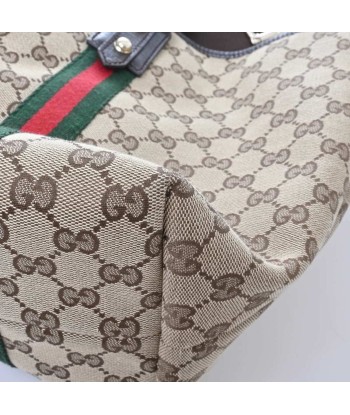 Gucci GG canvas sherry tote bag beige solde