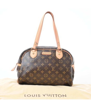 LOUIS VUITTON Monogram Montorgueil GM Shoulder Bag Brown PVC Leather de la marque