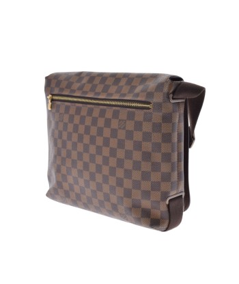 LOUIS VUITTON Louis Vuitton Damier Brooklyn MM Brown N51211 Unisex Canvas Shoulder Bag d'Europe débarque