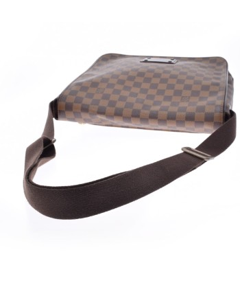 LOUIS VUITTON Louis Vuitton Damier Brooklyn MM Brown N51211 Unisex Canvas Shoulder Bag d'Europe débarque