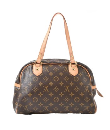 LOUIS VUITTON Monogram Montorgueil GM Shoulder Bag Brown PVC Leather de la marque