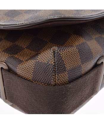 LOUIS VUITTON Louis Vuitton Damier Brooklyn MM Brown N51211 Unisex Canvas Shoulder Bag d'Europe débarque