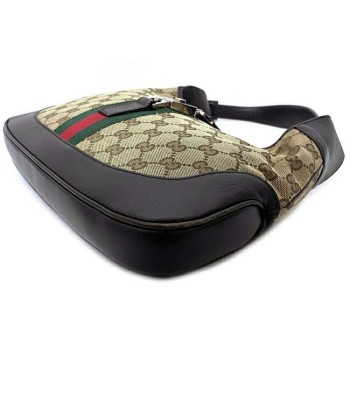 Gucci F-14242 CanvasLeather HandbagShoulder Bag BeigeBrownGreenRed Color 2 - 3 jours ouvrés.