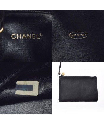 CHANEL Black Womens Lambskin Shoulder Bag à prix réduit toute l'année