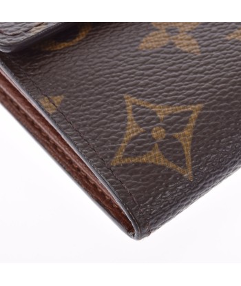 LOUIS VUITTON Monogram Portofeuil Sara Brown M61726 Womens Canvas Long Wallet la colonne vertébrale