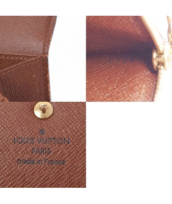 LOUIS VUITTON Monogram Portofeuil Sara Brown M61726 Womens Canvas Long Wallet la colonne vertébrale