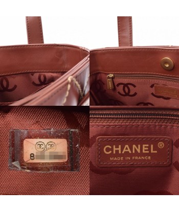 CHANEL Wild Stitch Brown Womens Calf Handbag Amélioration de cerveau avec