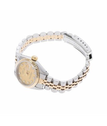 ROLEX Datejust 10P diamond 69173G Ladies YG / SS watch self-winding champagne dial en ligne des produits 