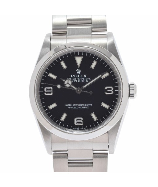 ROLEX Explorer 1 14270 Mens SS watch self-winding black dial l'évolution des habitudes 